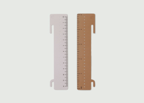 spiral notebook ruler