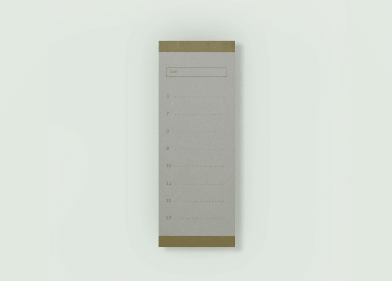 Daily Planner- Brown color