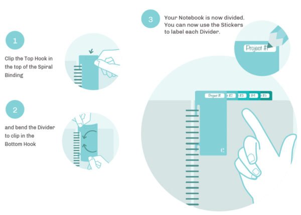 Clipmatic Dividers | Separating Tabs (Assorted_A) - Image 3