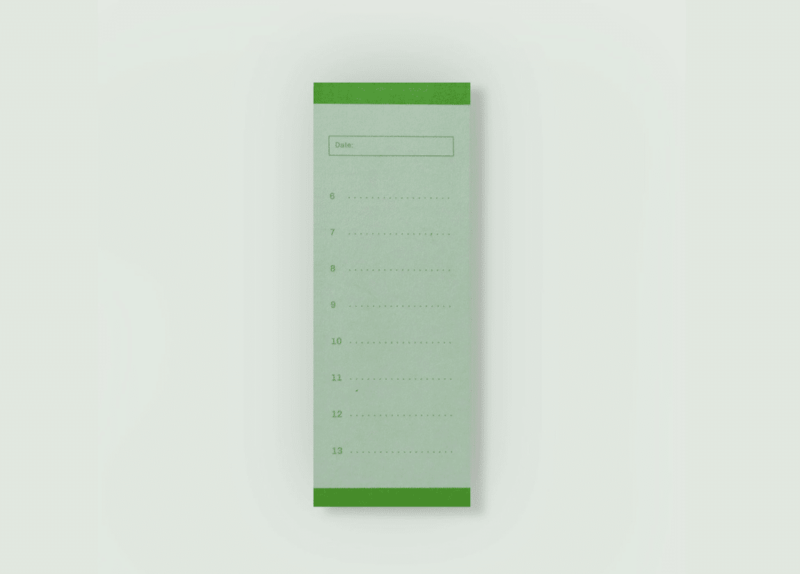 Daily Planner- Green