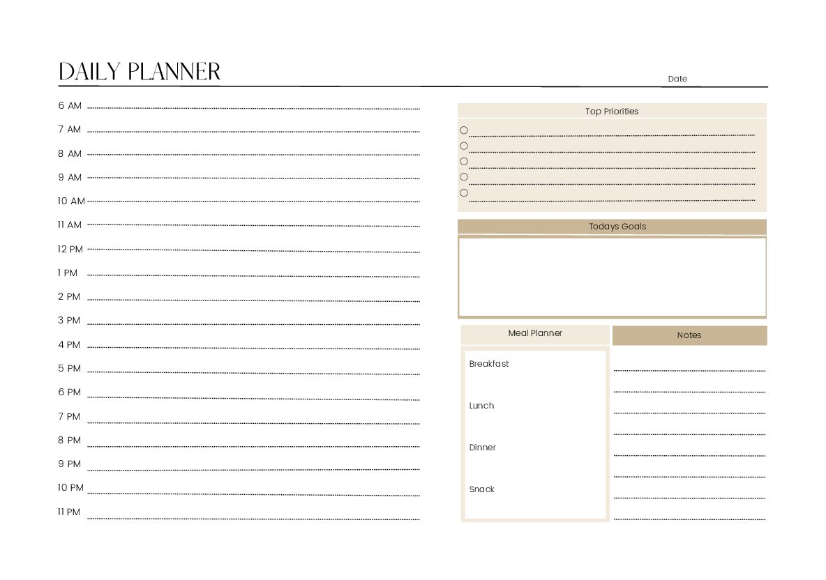 Daily Planner - Clipmatic