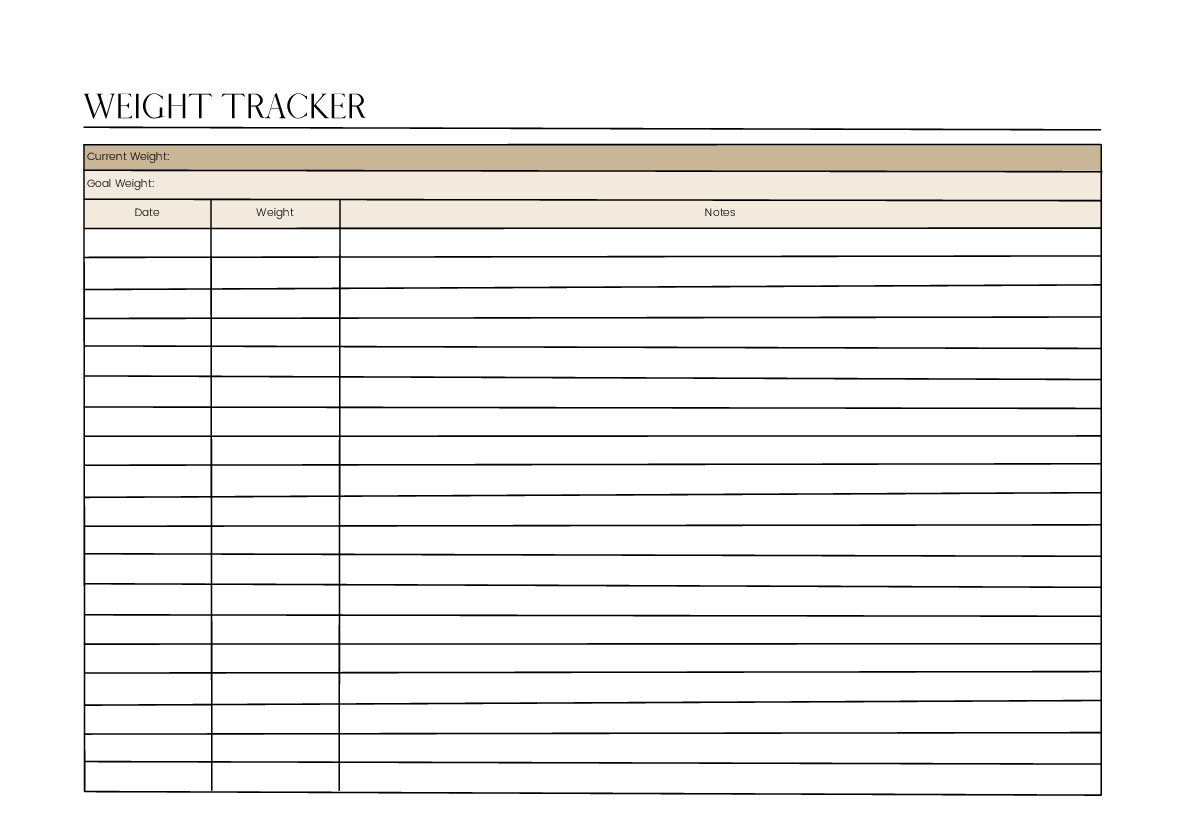 Weight Tracker