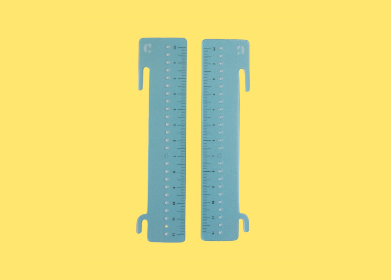 Clipmatic Ruler | Transparent Blue