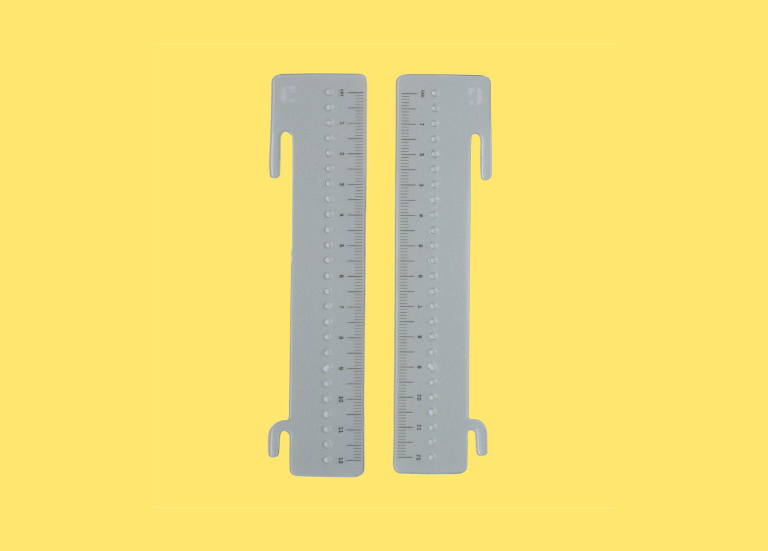 Clipmatic Ruler | Transparent Grey