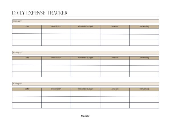 Daily Expense Tracker