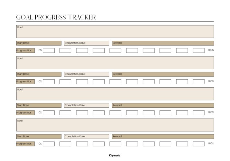 Goal Progress Tracker