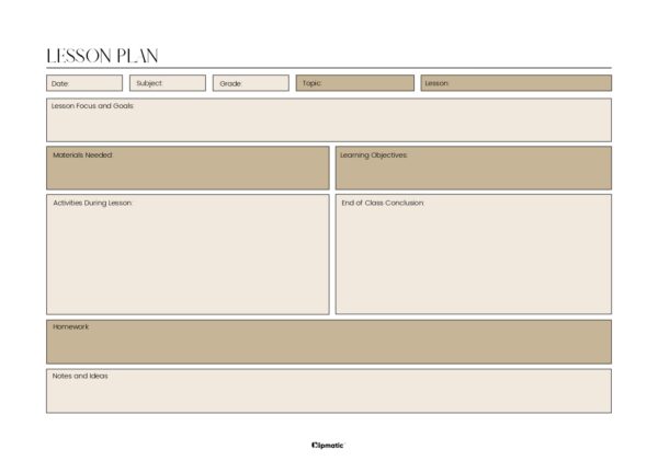Lesson Plan