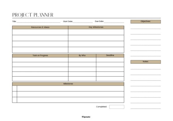 Project Planner